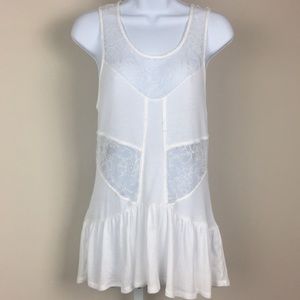 Victoria’s Secret White Babydoll Lingerie Medium